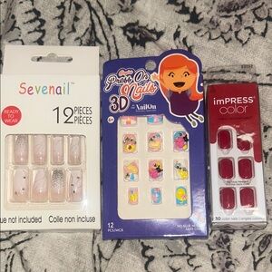 🩵3/$18🩵 Set of Press-On Nails bundle set